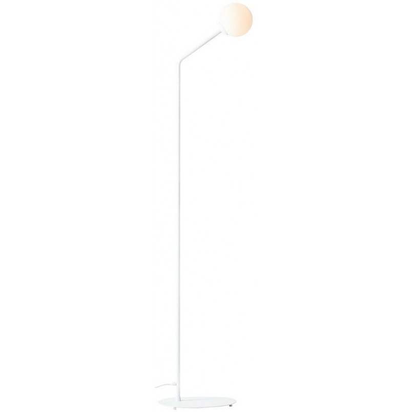 Lampa podłogowa biała Aldex Pure - Elegancki design