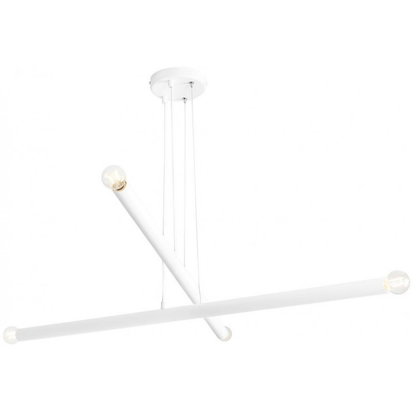 Lampa Tubo White IV Aldex | Designerska lampa wisząca biała