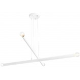 Lampa Tubo White IV Aldex | Designerska lampa wisząca biała