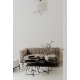 Stolik metalowy Rod czarny Nordifra - Elegancki design