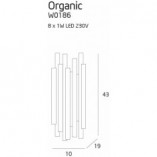 Kinkiet LED Organic MaxLight | Nowoczesne oświetlenie