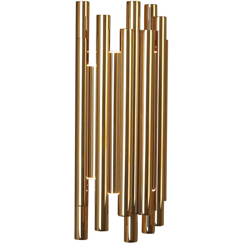 Kinkiet Glamour Organic LED Złoty MaxLight - Luksus i Design