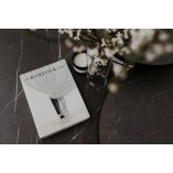 Stolik boczny Nordifra Tre: Marmur & Czarny | Sklep