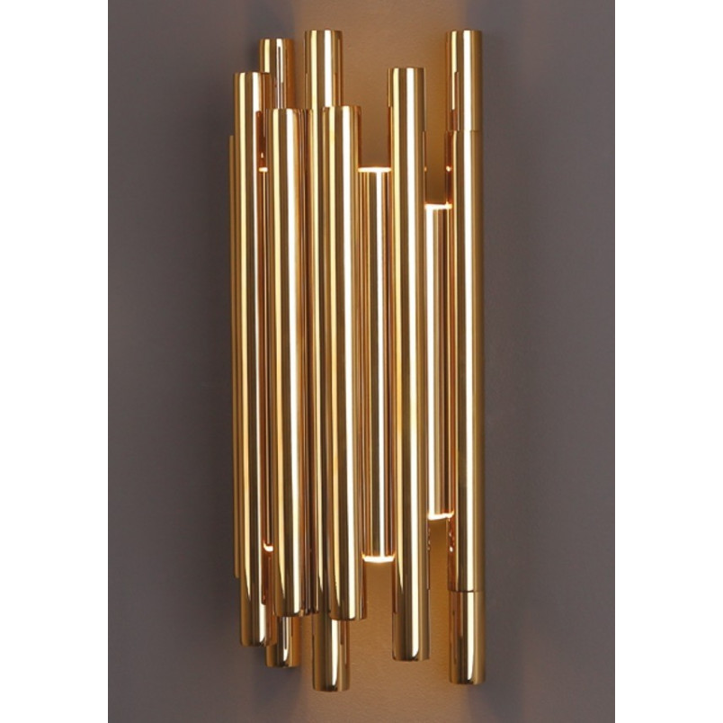 Kinkiet Glamour Organic LED Złoty MaxLight - Luksus i Design