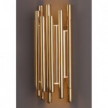 Kinkiet Glamour Organic LED Złoty MaxLight - Luksus i Design