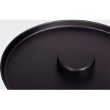 Stolik drewniany z tacą Tyk 63cm czarny dąb Nordifra - Sklep