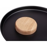 Stolik drewniany Tyk 50cm Nordifra | Dąb Czarny - Kup Teraz!