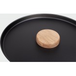 Stolik drewniany z tacą Tyk 63cm | Nordifra - Elegancki design