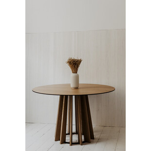 Stół okrągły Nordifra Tavle | Fornirowany dąb 120cm - Kup Teraz!