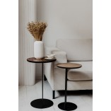 Stolik boczny Nordifra Oden | Drewno orzech, 30cm - Kup teraz!