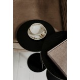 Stolik boczny Nordifra Oden | Czarny dąb - 30cm