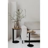 Stolik boczny Oden Nordifra | Naturalny dąb, 35cm