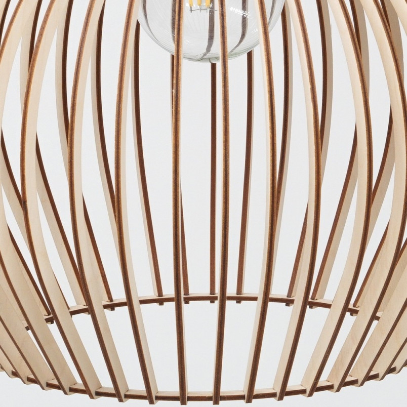 Lampa wisząca Graal 45cm - Sklejka, Skandynawski Design | PlyStudio