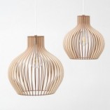 Lampa wisząca Graal 45cm - Sklejka, Skandynawski Design | PlyStudio