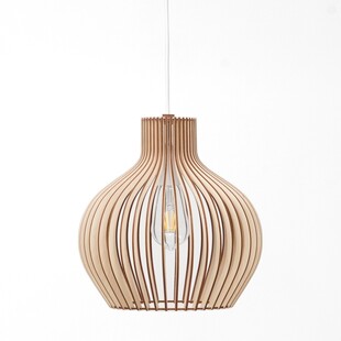 Lampa wisząca drewniana Graal 35cm | PlyStudio | Skandynawski design