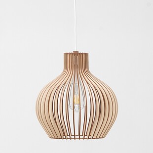 Lampa wisząca drewniana Graal 35cm | PlyStudio | Skandynawski design