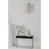 Konsola Stam 115x28cm Czarny Dąb | Nordifra
