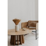 Stolik kawowy Nordifra Tavle | Okrągły, dąb naturalny | Kup online