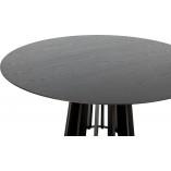 Stół okrągły Nordifra Tavle 145cm - Czarny dąb | Sklep Meblowy