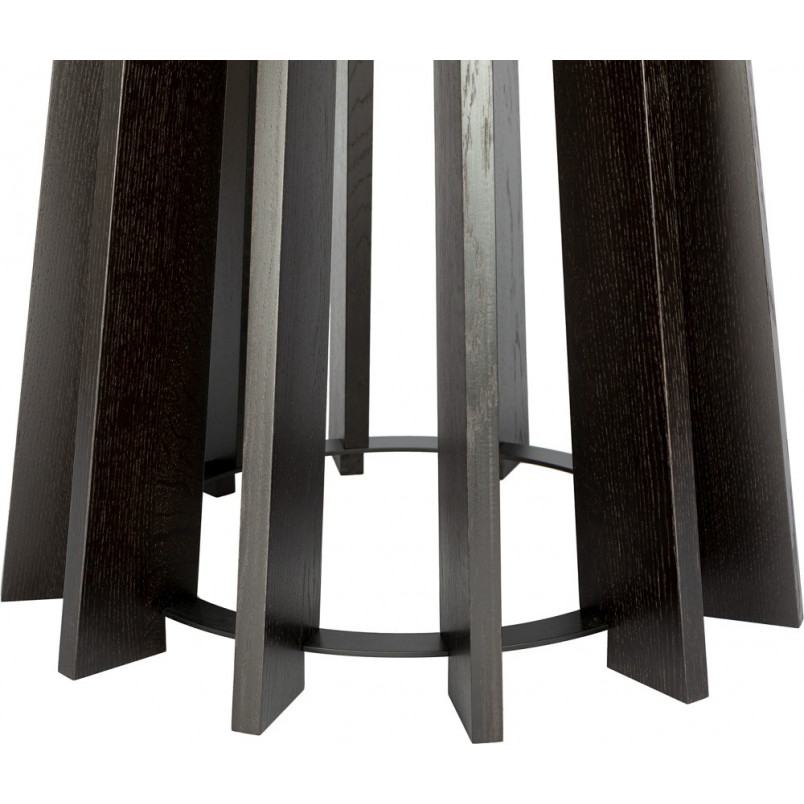 Stół okrągły Nordifra Tavle 145cm - Czarny dąb | Sklep Meblowy