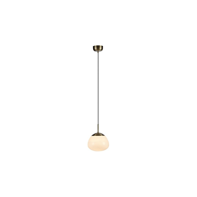 Lampa wisząca Rise Markslojd | Szklana, biała, E27