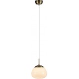 Lampa wisząca Rise Markslojd | Szklana, biała, E27