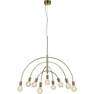 Lampa wisząca 9 punktowa Lavello 95cm mosiężna Markslojd