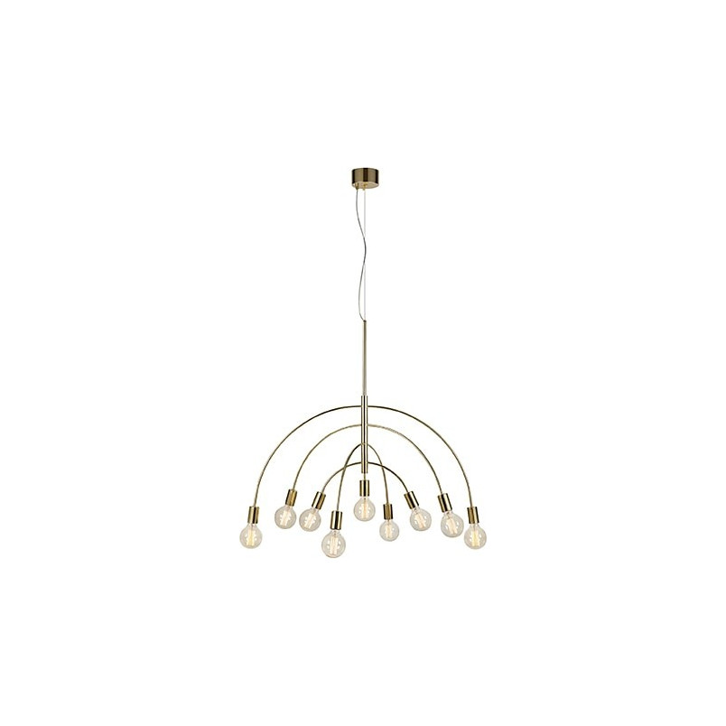 Lampa wisząca mosiężna Lavello 9-punktowa | Markslojd