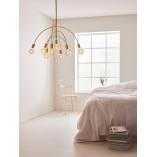 Lampa wisząca mosiężna Lavello 9-punktowa | Markslojd