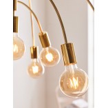 Lampa wisząca mosiężna Lavello 9-punktowa | Markslojd