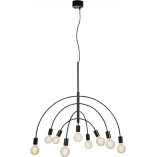 Lampa Wisząca Lavello 9-punktowa Czarna Markslojd | Loftowa