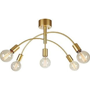 Lampa sufitowa 5 punktowa Cygnus 70cm złota Markslojd
