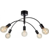 Lampa Sufitowa Cygnus Czarna Markslojd | 5 Punktów, Loft