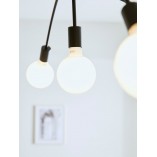 Lampa Sufitowa Cygnus Czarna Markslojd | 5 Punktów, Loft