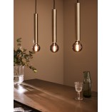 Lampa wisząca mosiężna Sencillo III 75cm Markslojd - Eleganckie oświetlenie