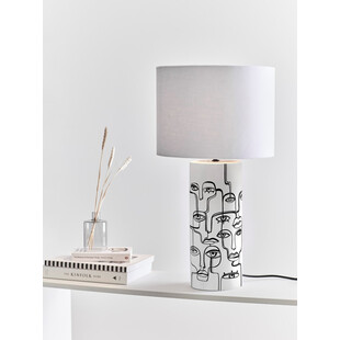 Lampa stołowa biała ceramiczna Family | Markslojd - Sklep