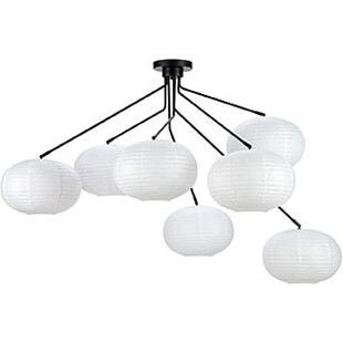 Lampa sufitowa z abażurami Galaxy VII 131cm biała Markslojd