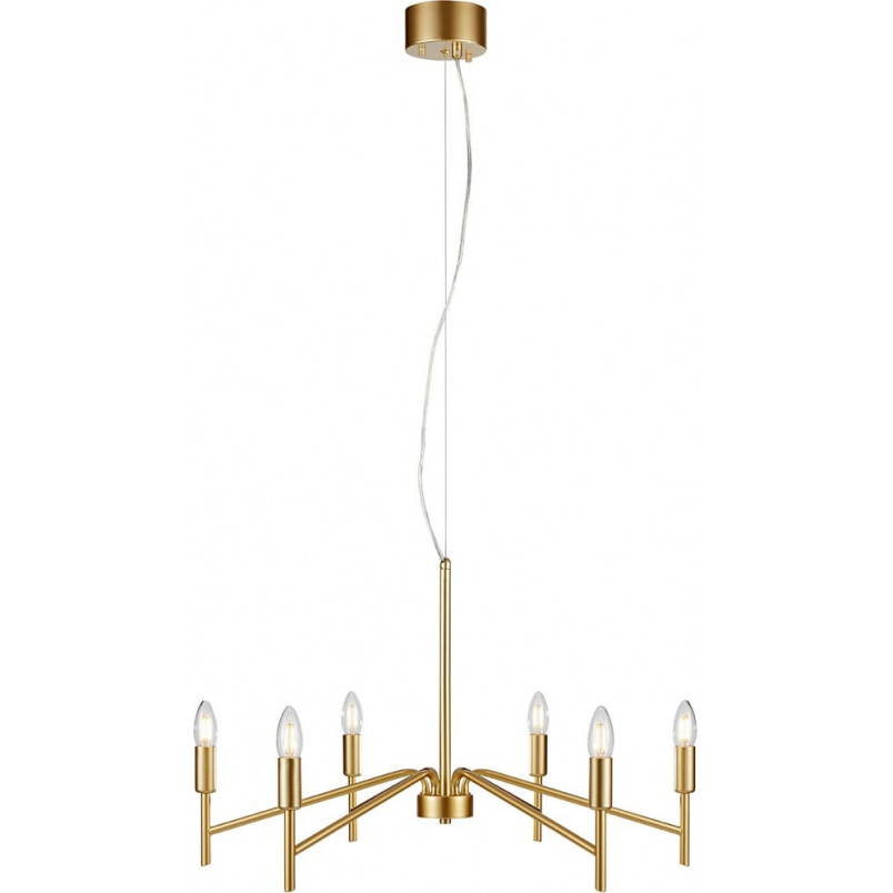 Żyrandol Retro Monarch Złoty Markslojd | Elegancki Design