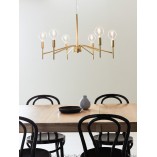 Żyrandol Retro Monarch Złoty Markslojd | Elegancki Design