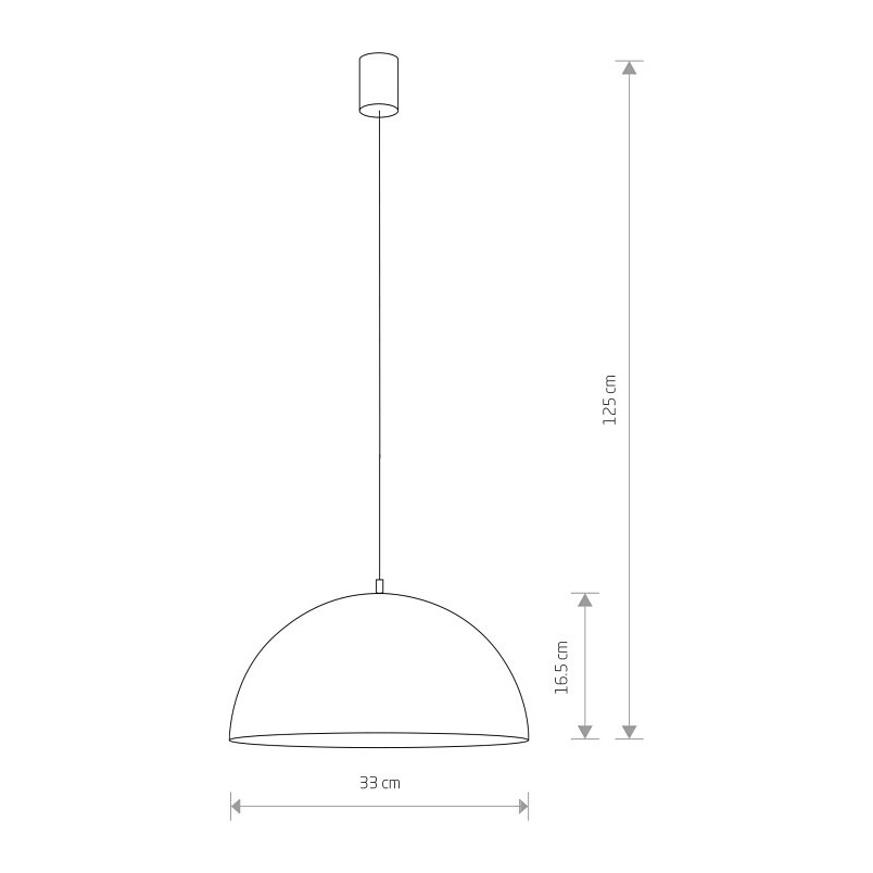 Lampa wisząca Hemisphere biała | Nowodvorski | Kup online