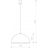 Lampa wisząca Hemisphere biała | Nowodvorski | Kup online