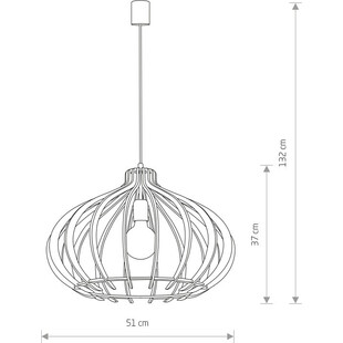 Lampa wisząca Ika | Nowodvorski - Skandynawski design