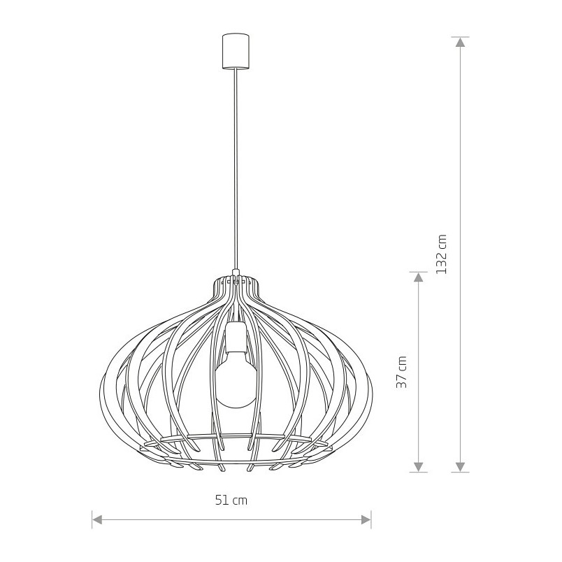 Lampa wisząca Ika | Nowodvorski - Skandynawski design