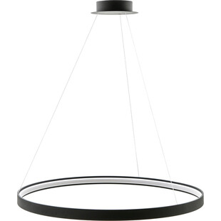 Lampa wisząca Circle LED czarna | ZumaLine - Nowoczesne oświetlenie