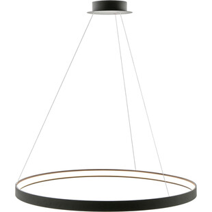 Lampa wisząca Circle LED czarna | ZumaLine - Nowoczesne oświetlenie