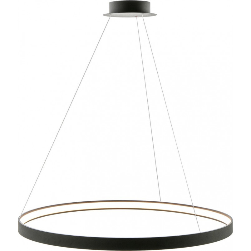 Lampa wisząca Circle LED czarna | ZumaLine - Nowoczesne oświetlenie