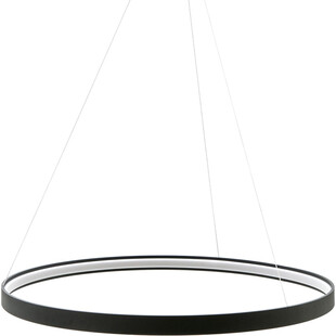 Lampa wisząca Circle LED czarna | ZumaLine - Nowoczesne oświetlenie