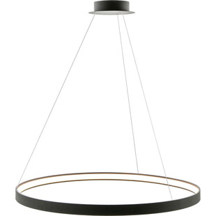 Lampa wisząca Circle LED czarna | ZumaLine - Nowoczesne oświetlenie