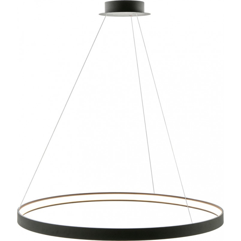 Lampa wisząca Circle LED czarna | ZumaLine - Nowoczesne oświetlenie