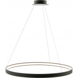 Lampa wisząca Circle LED czarna | ZumaLine - Nowoczesne oświetlenie